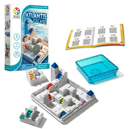 UPC: 0847563001361 | SmartGames Atlantis Escape 3D Travel Game 60 Challenges Ages 8++