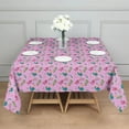 thumbnail image 3 of Pink Cartoon Unicorn Rainbow Heart Pattern Square Tablecloth,Waterproof Square Table Cover,Wipeable Spillproof Washable Table Cover for Home Kitchen Party Decor 42"X42"(107x107cm), 3 of 6