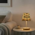 thumbnail image 6 of YAZAOO Table Lamp Creative Ornate Floral Elegance Pattern Simple Pattern Night Light, 6 of 8