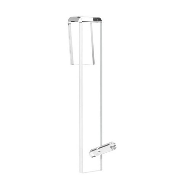 Advancent Ganchos acrílicos para baño, puerta de cristal para ducha, práctico y ahorrador de espacio, gancho para puerta de ducha Almacenamiento y organización del hogar Naranja claro