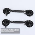 thumbnail image 3 of MasteelfCA Stainless Steel Hook Eye Latch Safety Window Lock Sliding Barn Door Latch Lock, 3 of 7