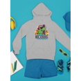 thumbnail image 3 of Cool Surfer Dinosaur Hoodie Juniors -Image by Shutterstock,  Medium, 3 of 4