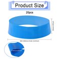 thumbnail image 2 of 20 pc TPE Resistance Bands Exercise Workout Bands for Women and Men Stretch Bands for Booty Legs Blue 600~620x50x0.5mm, 2 of 7