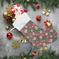 thumbnail image 7 of SKYSONIC Strawberry Christmas Stocking Personalized Large Candy Stocking Hanging Gift Xmas Stockings Decoration for Family Holiday Party Ornaments Decor Fireplace, 7 of 7
