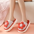 thumbnail image 5 of Zapatillas para mujer con forro cómodo, zapatos de casa sin cordones, para interiores y exteriores, 5 of 5