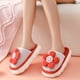 thumbnail image 5 of Zapatillas para mujer con forro cómodo, zapatos de casa sin cordones, para interiores y exteriores, 5 of 5