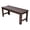 Brown, variant on Shine Company 60" Cedar Wood Backless Patio Porch Garden Bench in Brown
