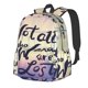thumbnail image 1 of Disketp Not All Those Who Wander Are Lost Mochila Escolar de Gran Capacidad y Peso Ligero, Mochila de Viaje Ideal para Escuela, Trabajo y Uso Diario, Cómoda y con Estilo, 1 of 8