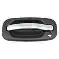 thumbnail image 3 of TRQ Chrome Black Exterior Door Handle Front Set for Silverado Pickup Truck DHA36970, 3 of 5