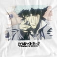 thumbnail image 2 of Cowboy Bebop Spike Spiegel's End Unisex Adult Long-Sleeve T Shirt, White, Medium, 2 of 4