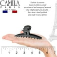 thumbnail image 6 of Camila Paris CP2661 French Hair Clip for Women, Narrow, Strong Hold Grip Double Teeth Girls Hair Claw Clips Jaw, Fashion Durable Styling Hair Accessories for Women, Made in France, 6 of 48