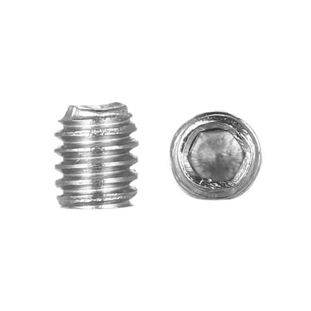 

moobody DIN916 304 Stainless Steel Bolt Grub Screw Cup Point Hex Socket Set M2.5*3