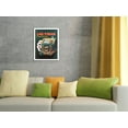 thumbnail image 4 of Las Vegas Nevada - United Air Lines - Slot Machine - Vintage Airline Travel Poster c.1972 - Fine Art Matte Paper Print (Unframed) 24x32in, 4 of 4