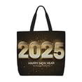 thumbnail image 1 of Easygdp Happy New Year 2025 E Bolsa Tote para Mujer, Bolso de Hombro para Trabajo, Playa, Viajes, Compras y Supermercado, 1 of 7