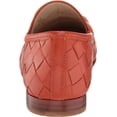 thumbnail image 3 of Sam Edelman Loraine Canyon Orange Woven Leather Classic Chain Detail Vamp Loafer (Canyon Orange Woven, 5.5), 3 of 6