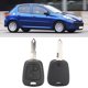 thumbnail image 3 of Carcasa Para Llave De Coche, Repuesto De 2 Botones, Carcasa Exterior Para Llavero De Coche, Carcasa Para A Distancia De Entrada Sin Llave, Fácil De Usar Para 206 306, 3 of 7