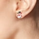 thumbnail image 2 of Xihbxyly Pendientes Navideños de Moda Pendientes de Diamantes Adornos Navideños, 2 of 3