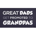 thumbnail image 2 of Old Glory Mens Father's Day Great Dads Get Promoted Short Sleeve Graphic T Shirt, 2 of 6