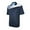 Navy/Regatta Blue, variant on Monterey Club Men's Diagonal Flash Element Contrast Golf Polo Shirt #1537