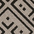 thumbnail image 4 of Mainstays tapis d’appoint intérieur moderne géométrique à motif losanges touffeté à la machine beige et noir, 29'' x 45'' , lavable à la machine, endos antidérapant, 4 of 5