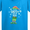 thumbnail image 4 of Inktastic Funny Christmas I'm the Sassy Elf with Shoes and Hat Youth T-Shirt, 4 of 5