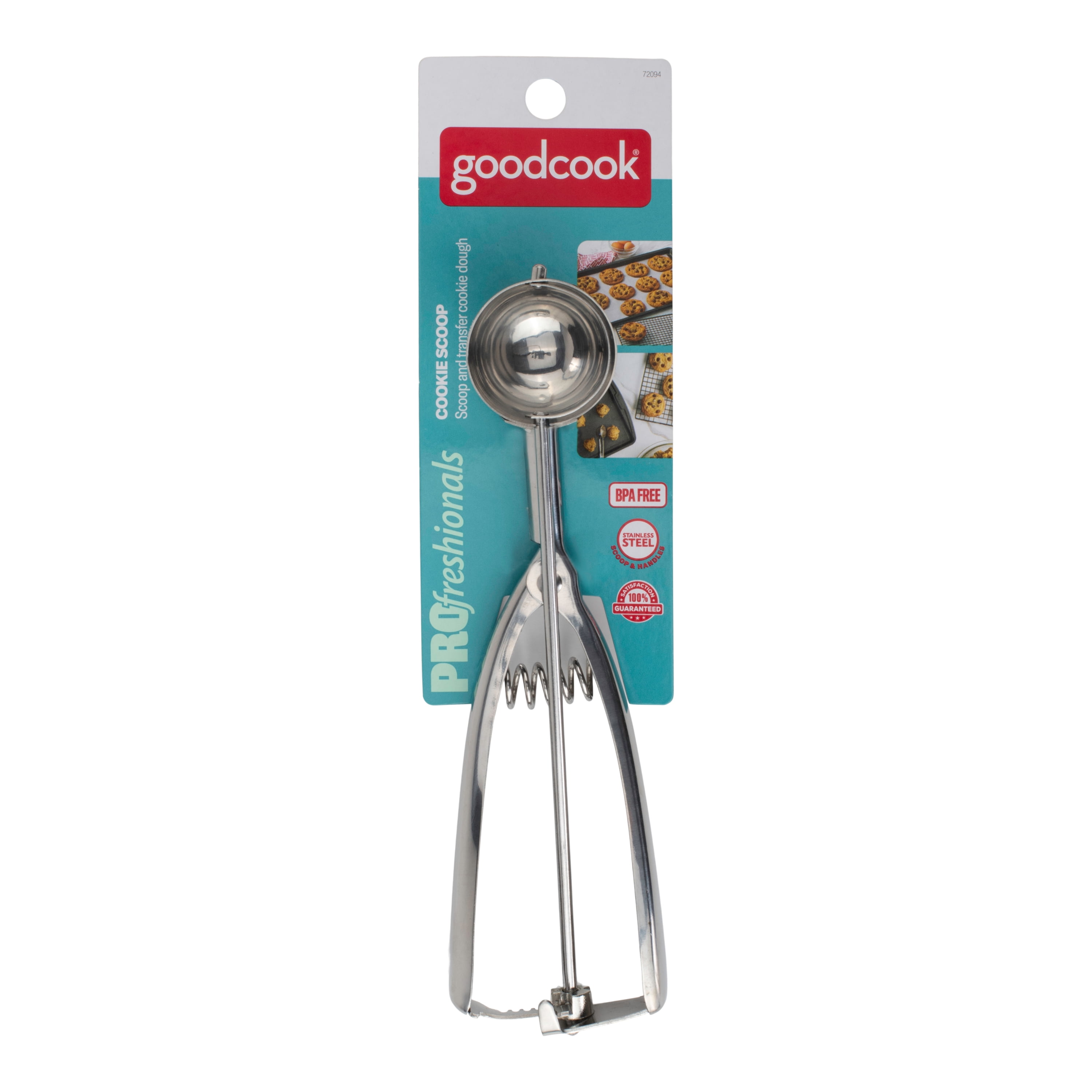 GoodCook Sweet Creations Stainless Steel Size 50 Cookie Scoop and