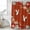Red, variant on Rustic Crane Shower Curtain, Waterproof Shower Curtains for Bathroom, Vintage Red Teal Spring Floral Botanical Washable Fabric Bathtub Curtain Set Bath Decor with 12 Hooks Long 72"x84"