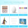 thumbnail image 2 of Easter Egg Decorating Kit, 20 Pieces Kinder Easter Eggs to Decorate, White Plastic Easter Eggs for Indoor and Outdoor Decoration, 2 of 7