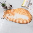 thumbnail image 4 of Joernso Door Mats Decorative Animal Shape Washable Adorable Sleeping Cat Doormat for Entryway, 4 of 8
