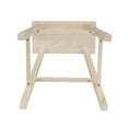 thumbnail image 3 of International Concepts Wood Saddle Seat Stool - 29" Seat Height - Unfinished, 3 of 6