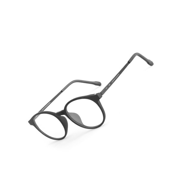Minnieouse Montura de gafas de lectura para mujer, monturas de gafas flexibles, monturas ópticas para gafas, montura redonda, gafas para miopía Type2 NO2