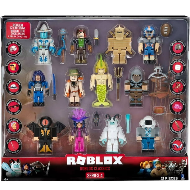 Series 4 Roblox Classics Action Figure 12 Pack Walmart Com Walmart Com - roblox toys from walmart