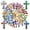 3A-35pcs, variant on 35pcs Sparkling Cross Stickers Religious Holographic Stickers PVC Stickers for Luggage Guitar Car