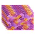 thumbnail image 2 of Artistic Abstract Patterns Reversible Placemat Non Slip Coffee Mat 18x12 Inch for Dining, Kitchen, Coffee, 2 of 9