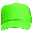 thumbnail image 2 of DALIX Neon Trucker Caps Adjustable Snapback Hat-Neon Green, 2 of 4