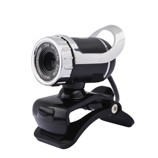 Caméra Web Rotative à Vision Nocturne USB, Caméra Web Haute Définition, Micro à 360 Degrés pour Ordinateur PC Portable, Facile à Installer