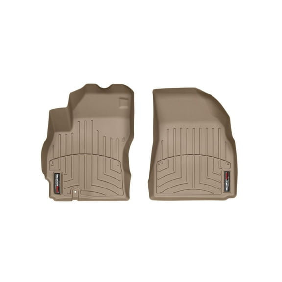 WeatherTech Custom Fit FloorLiners compatible with 2008-2010 Mazda MAZDA5 - 1st Row (Driver & Passenger), Tan