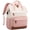 White-pink, variant on Laptop Backpack for Women, 15.6 Inch Work Business Backpacks Purse With Large Capacity, Waterproof Nurse Bag College Bookbag for School, Waterproof Casual Daypack for Travel