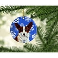 thumbnail image 2 of Corgi Winter Snowflake Holiday Ceramic Ornament LH9288, 2 of 2