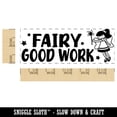 thumbnail image 2 of Fairy Very Good Work Teacher Student School Self-Inking Rubber Stamp Ink Stamper - Pink Ink - Large 2-3/4 Inch, 2 of 7