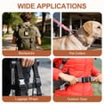 thumbnail image 6 of 4 Pack Quick Side Release Buckle, 0.8" Plastic Buckle Clip, Transparent, 6 of 7