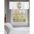thumbnail image 3 of Happy Father's Day Curtain Valances for Windows, Floral Eucalyptus Leaves Botanical Kitchen Valance Window Treatment, Light Filtering Block Curtains for Bathroom/Bedroom/Living Room 42'' x 12'', 3 of 9
