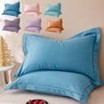 thumbnail image 1 of YYV Gifts 2-Pack Microfiber Pillowcases Standard Size Soft Breathable Pillow Shams Wrinkle Fade Resistant Easy Care Machine Washable Pillowcase Pair Bed Linens, 1 of 7