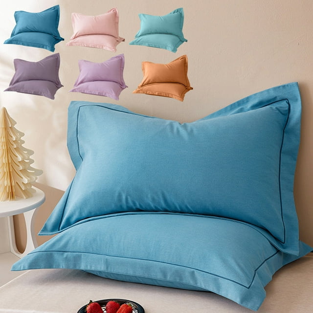 Sales Today Clearance! Pillowcase Cases Set Of Polyester Microfiber Pillowcase Pack Super Soft And Cozy Pillowcase Case Covers Soft Pillowcases Standard Size Breathable Deals of The Day Clearance!