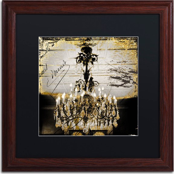 Trademark Fine Art "Chand 1" Canvas Art by Color Bakery, Black Matte, Wood Frame