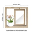 thumbnail image 2 of Vrorvz Dual Sided Rotating Photo Frame for Desk Decor with Easy Photo Replacement and Long Lasting Material Suit for Gift Giving Enhance Memories with Double Sided Display, 2 of 5