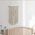 thumbnail image 3 of Tapiz Bohemio shaofei de Macramé Grande para Colgar en la Pared Color Beige 45 x 80 cm, 3 of 5
