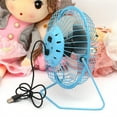 thumbnail image 7 of Happon 4 in Mini Desk Fan, Portable 360 Degree Rotating Small USB Table Desktop Personal Fan (Blue), 7 of 7