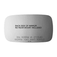 thumbnail image 3 of 06-07 Volvo C70, S40, 05-06 V50, Right Passenger Convex Mirror Glass Lens w/Adhesive USA, 3 of 7