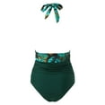 thumbnail image 4 of WILLBEST Traje de Baño de Dos Piezas para Mujer, Traje de Baño de Cintura Alta con Lazo En La Espalda, Monokini Cruzado En La Parte delantera, Traje de Baño de 1 Pieza, 4 of 4
